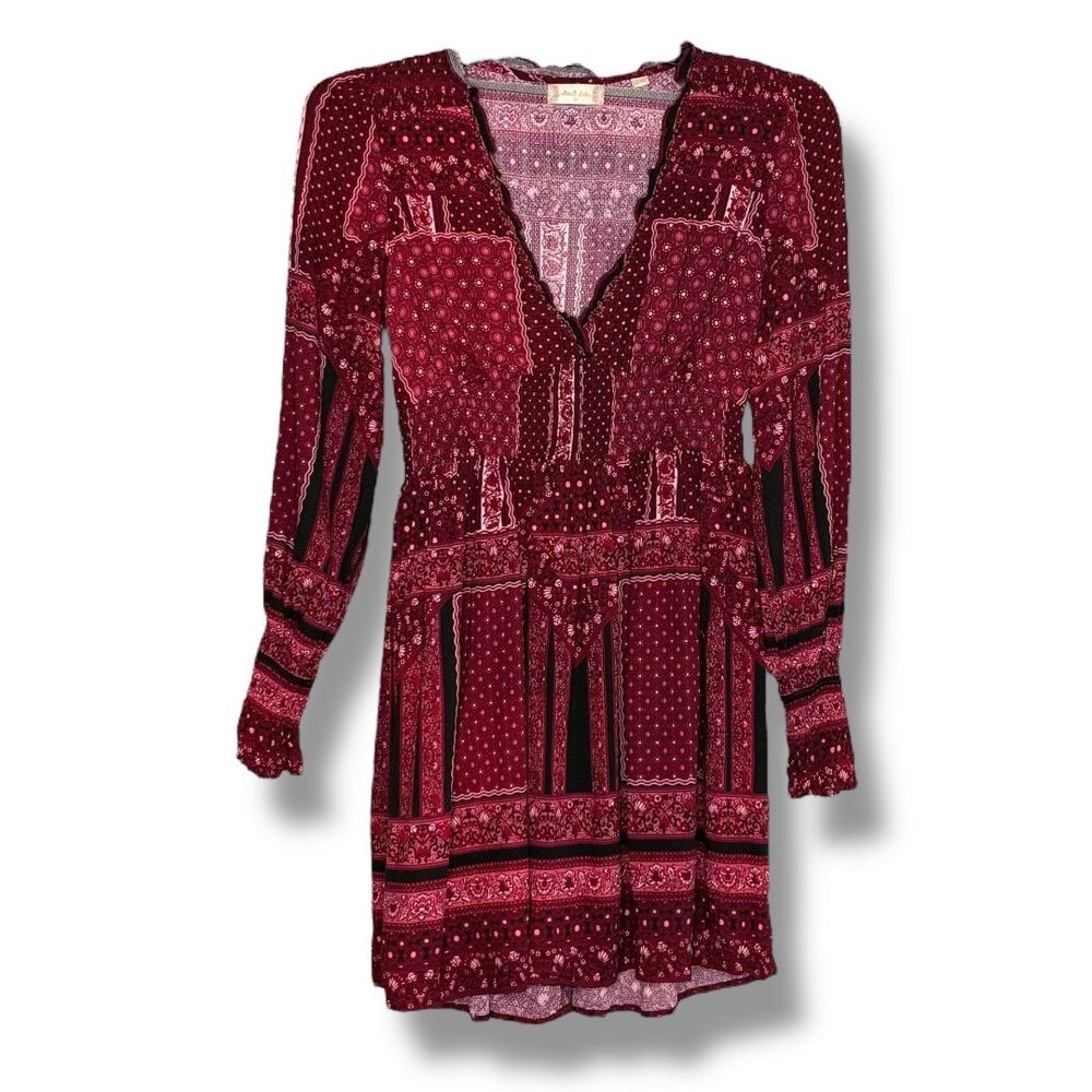 Altar'd State boho patchwork peasant dress size medium - Picture 3 of 7